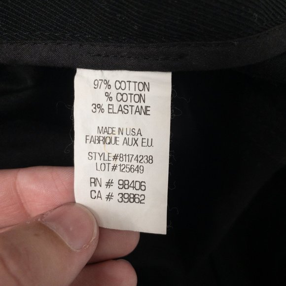 Theory Corduroy Pants 10 Stretch Straight Leg Cords Sexy Moto Black - Picture 11 of 12